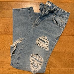 pacsun ripped mom jeans